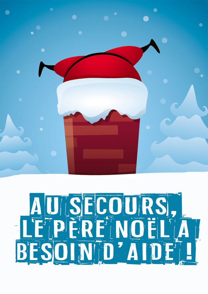 Affiche du spectacle Au secours, le Père Noël a besoin d&rsquo;aide ! à la Comédie du Finistère