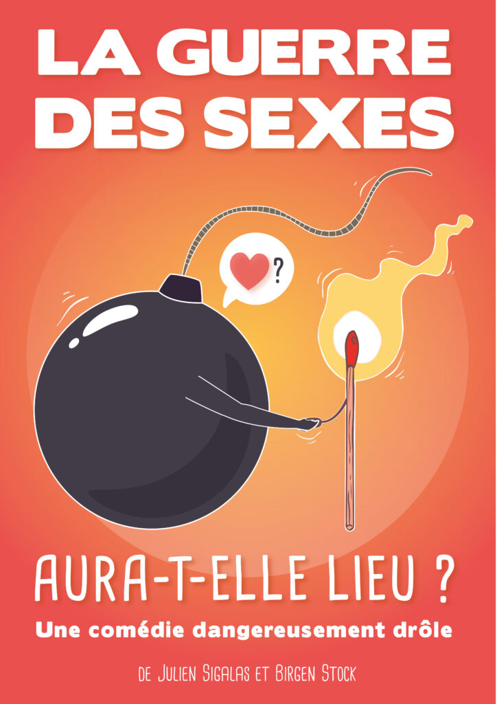 Affiche du spectacle La Guerre des sexes aura-t-elle lieu ? à la Comédie du Finistère