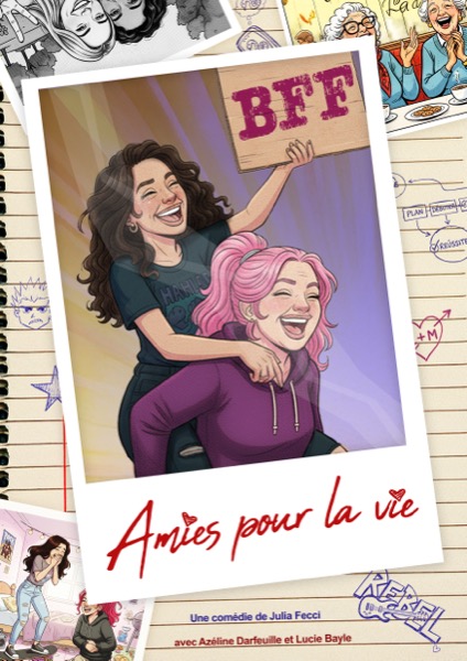 Affiche du spectacle BFF — Amies pour la vie à la Comédie du Finistère