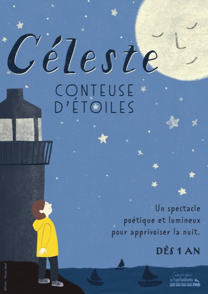 Affiche du spectacle Céleste à la Comédie du Finistère