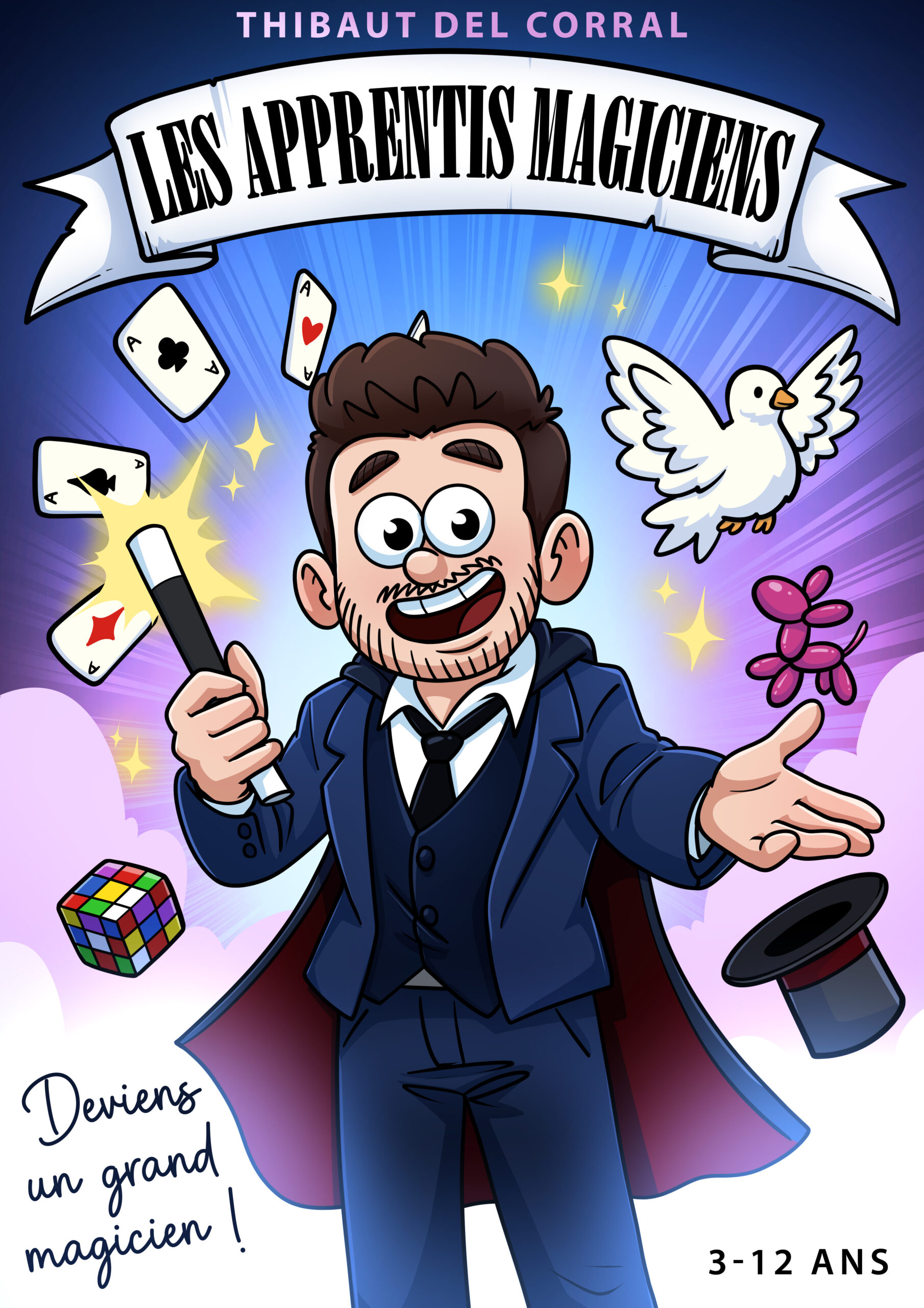 Affiche du spectacle Les apprentis magiciens à la Comédie du Finistère