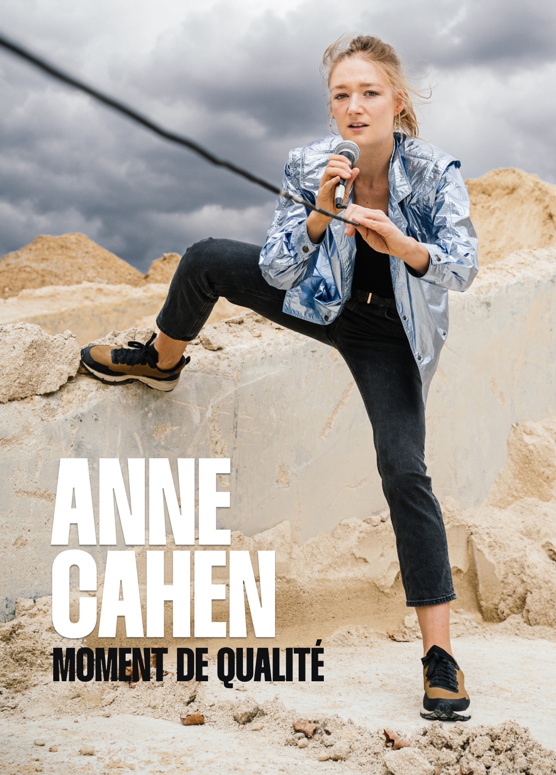Affiche du spectacle Anne Cahen dans Moment de qualité à la Comédie du Finistère
