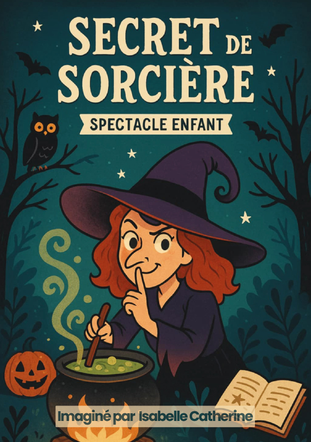 Affiche du spectacle Secret de Sorcière à la Comédie du Finistère