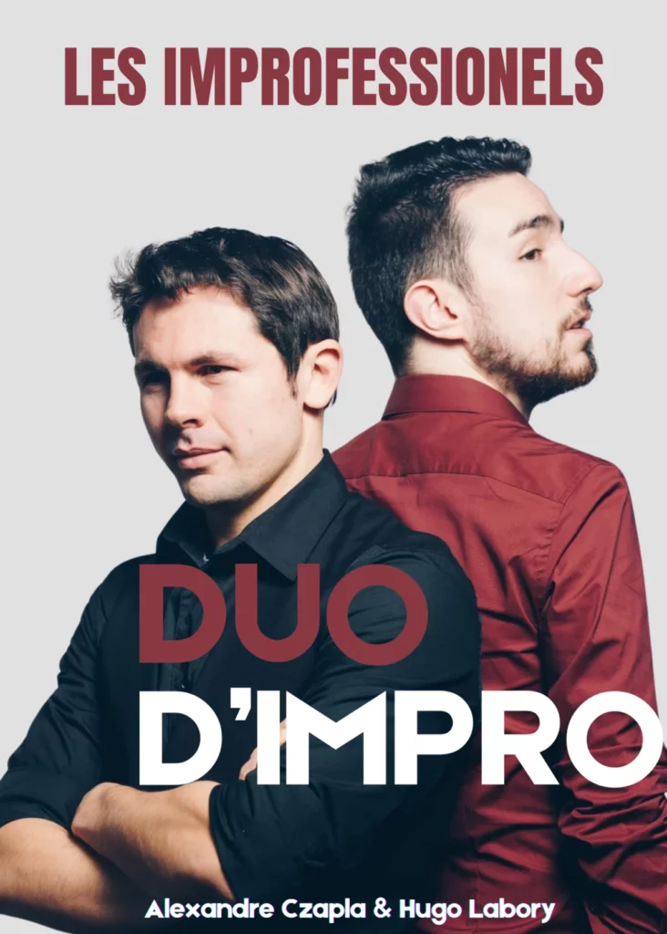 Affiche du spectacle Duo d’impro à la Comédie du Finistère