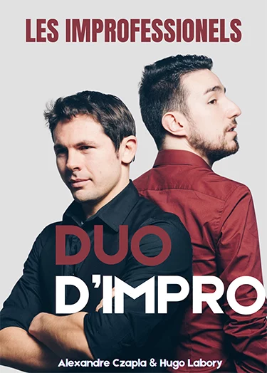 Affiche du spectacle Duo d’impro à la Comédie du Finistère