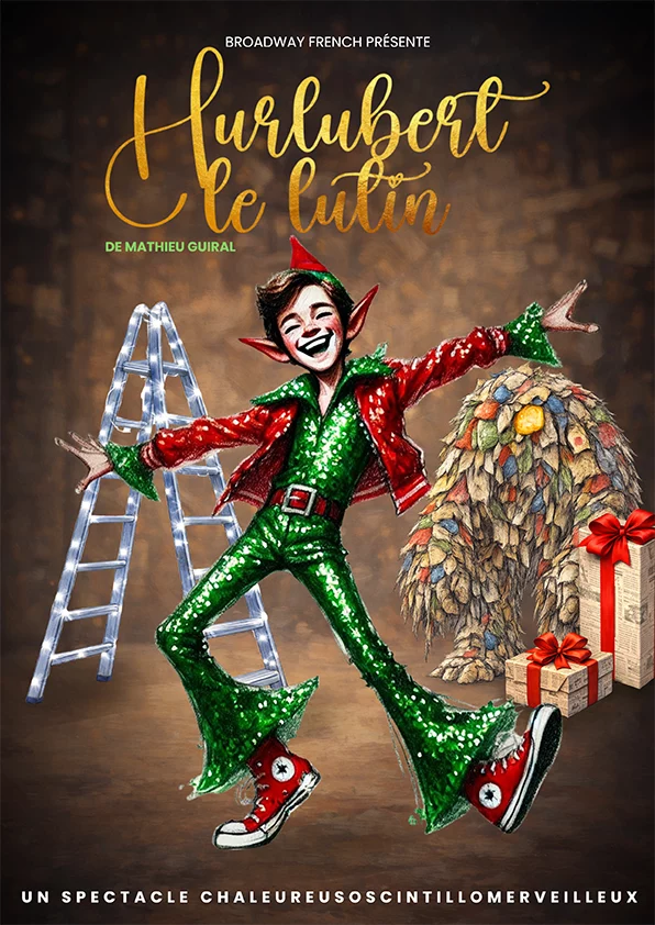 Affiche du spectacle Les aventures de Hurlubert le Lutin à la Comédie du Finistère