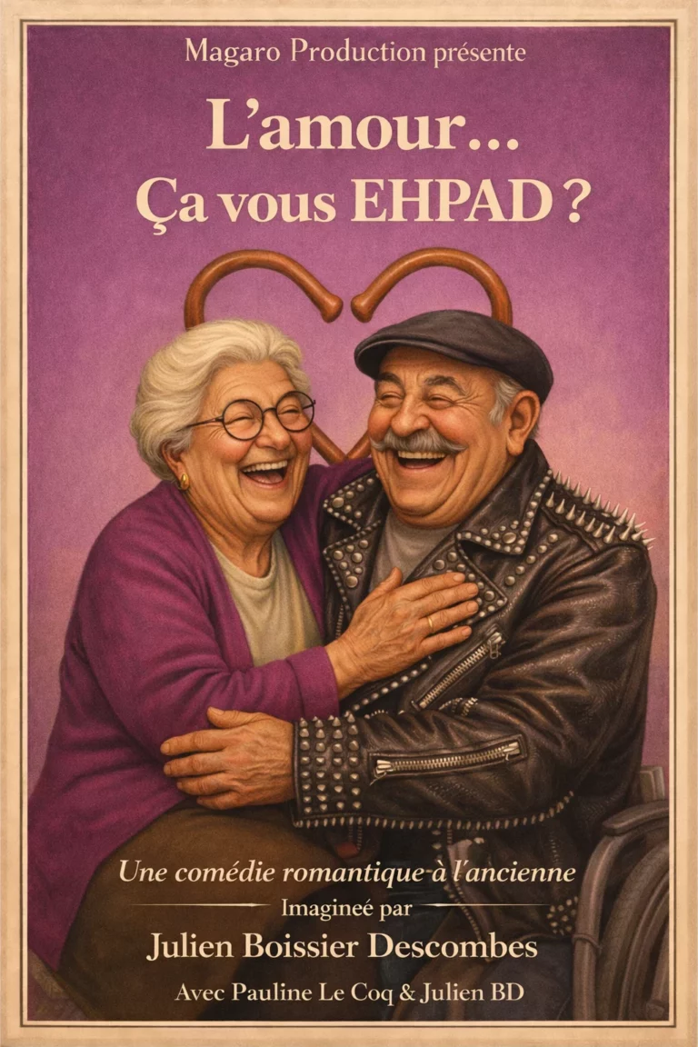 Affiche du spectacle L’amour… Ça vous EHPAD ? à la Comédie du Finistère