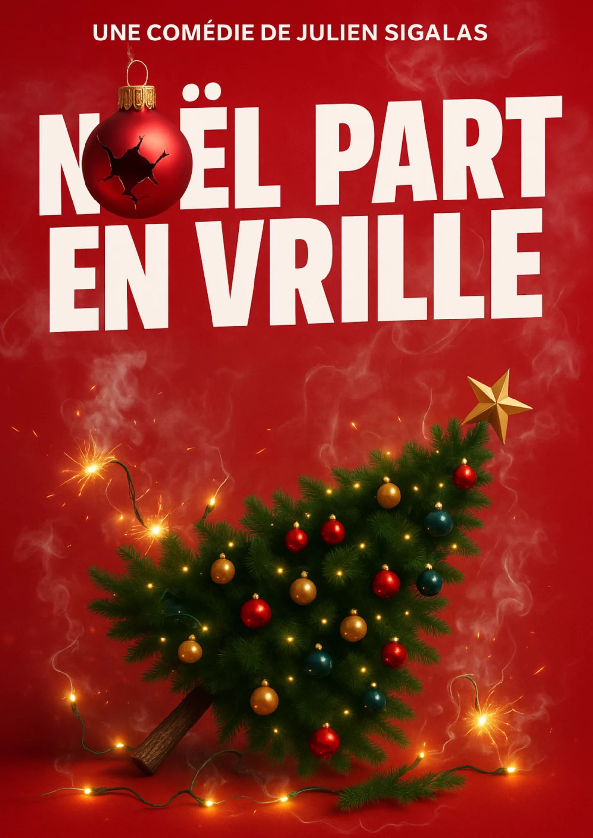 Affiche Noël part en vrille