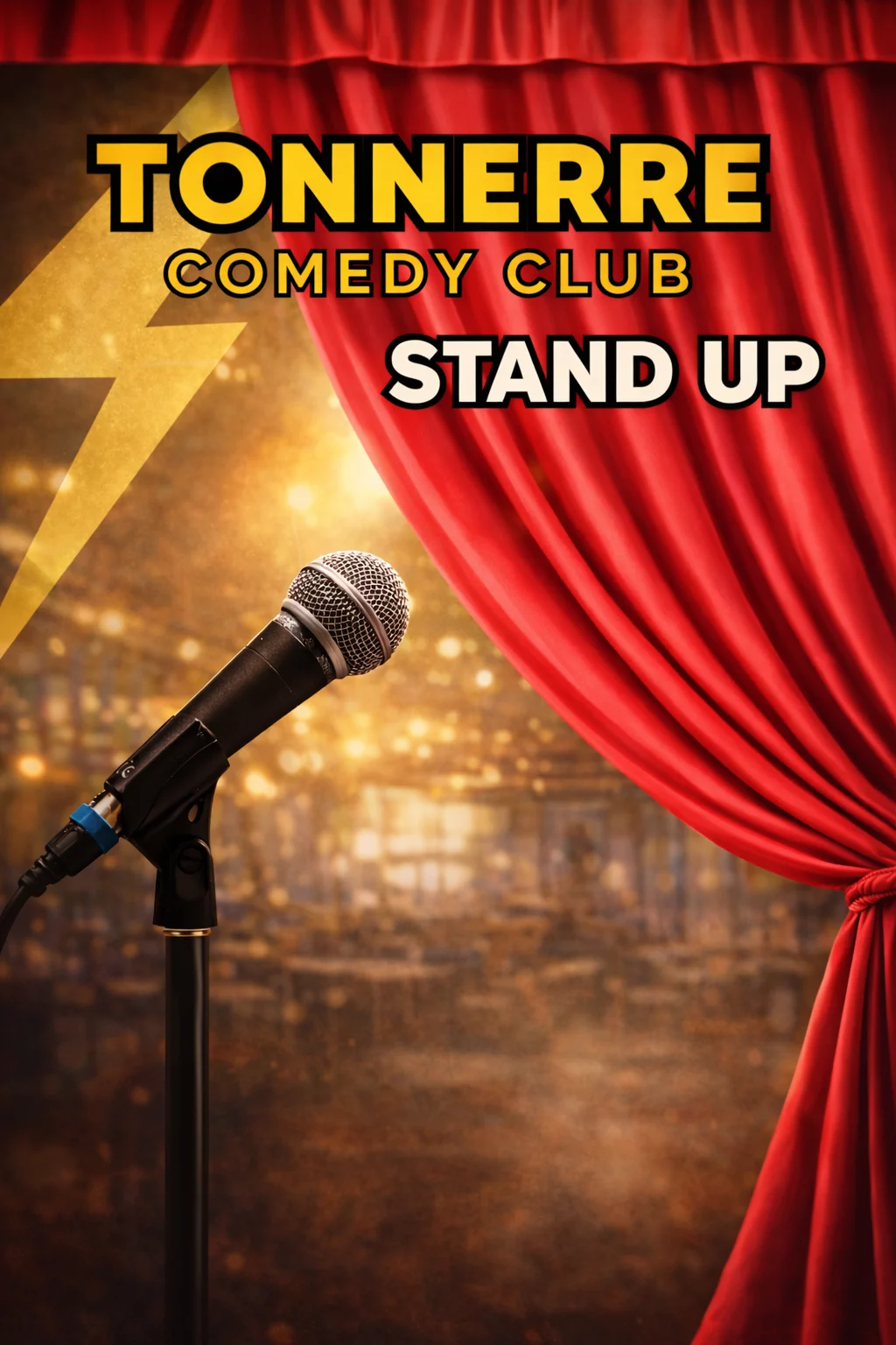 Affiche Tonnerre Comédie Club – Plateau d’humour
