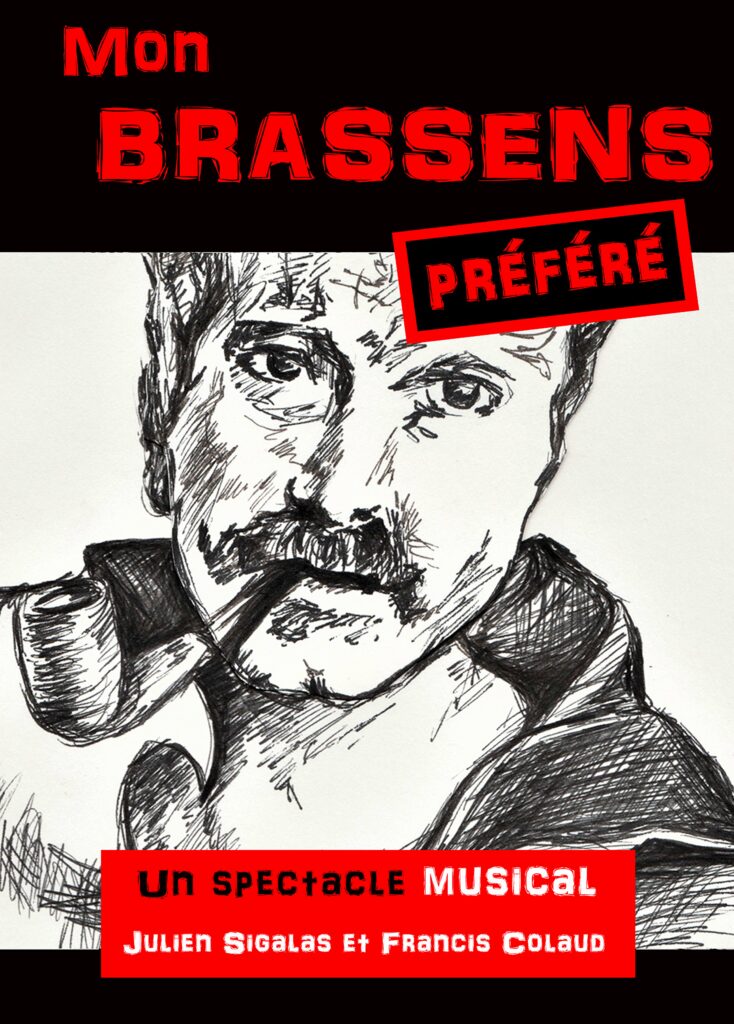 Affiche du spectacle Mon Brassens préféré à la Comédie du Finistère