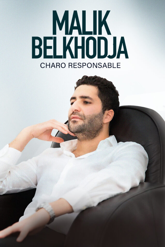 Affiche du spectacle Malik Belkhodja : Charo responsable à la Comédie du Finistère