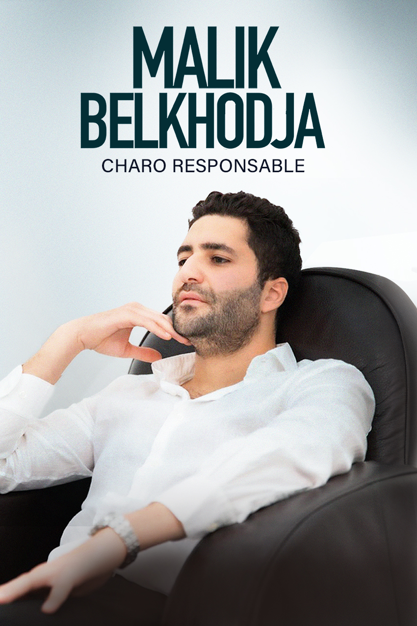 Affiche du spectacle Malik Belkhodja : Charo responsable à la Comédie du Finistère