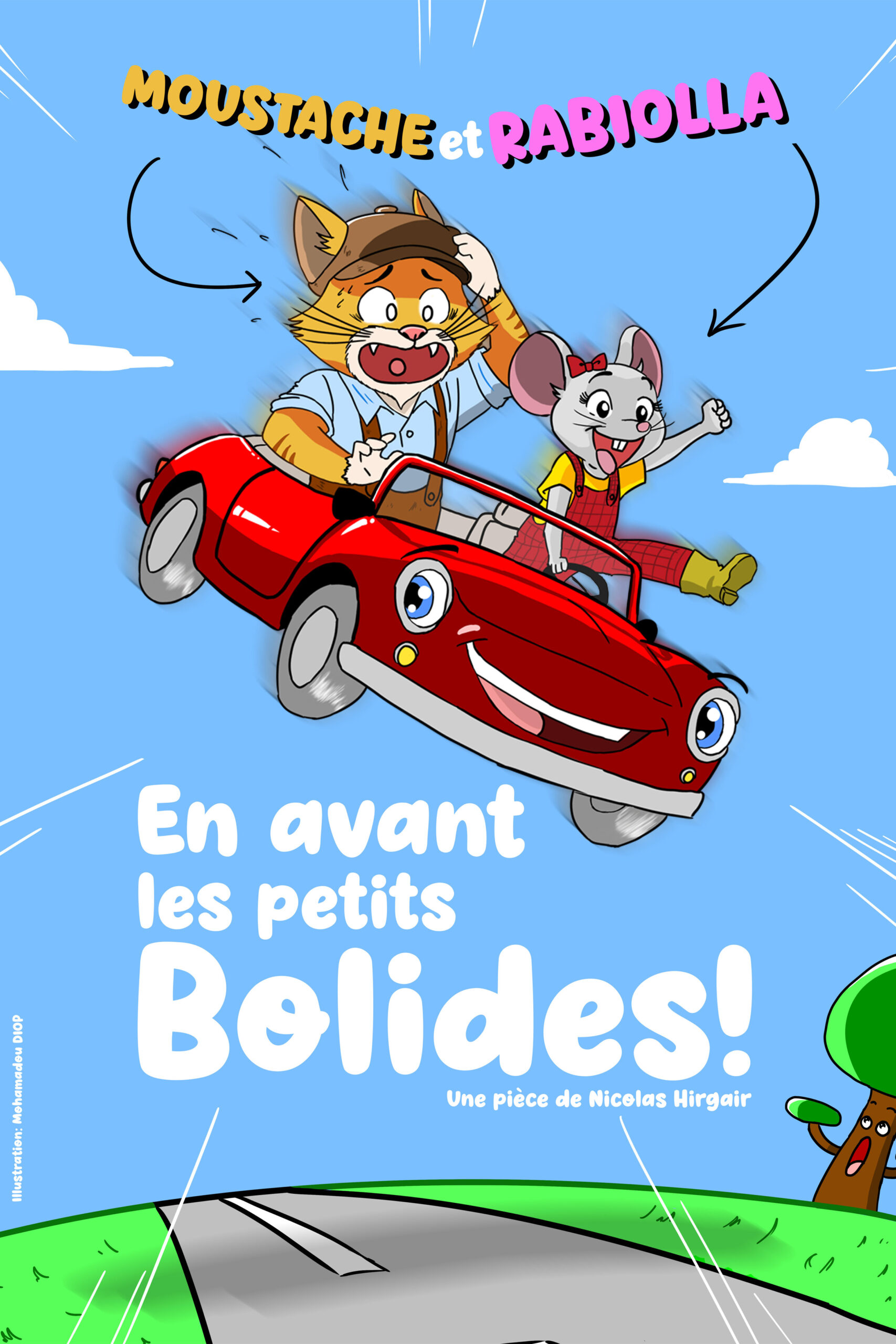 Affiche du spectacle En avant les petits bolides à la Comédie du Finistère