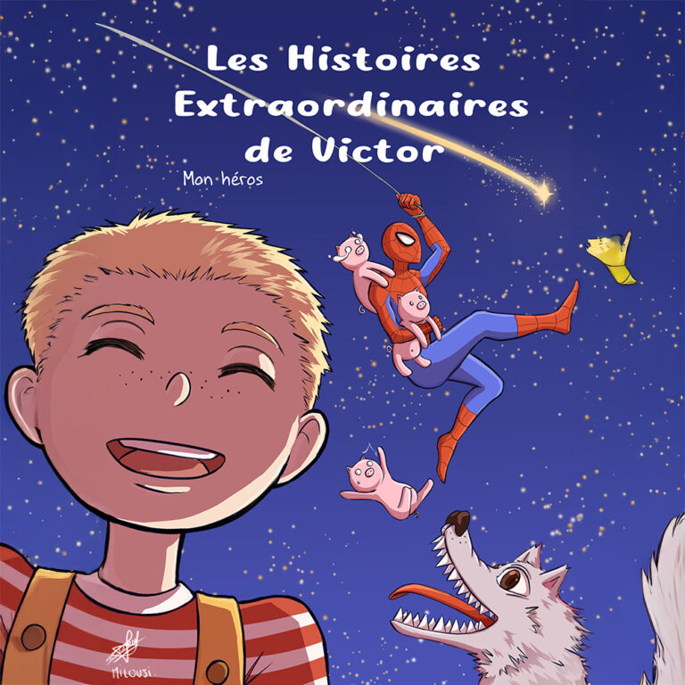 Affiche du spectacle Les histoires extraordinaires de Victor à la Comédie du Finistère