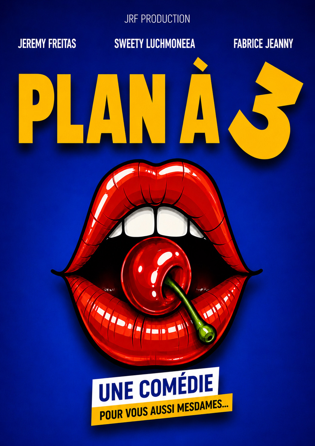 Affiche du spectacle Plan à 3 à la Comédie du Finistère