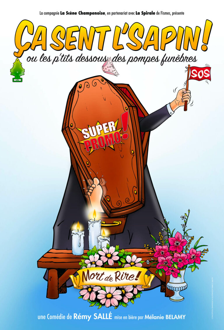 Affiche du spectacle Ça sent l’sapin ! à la Comédie du Finistère