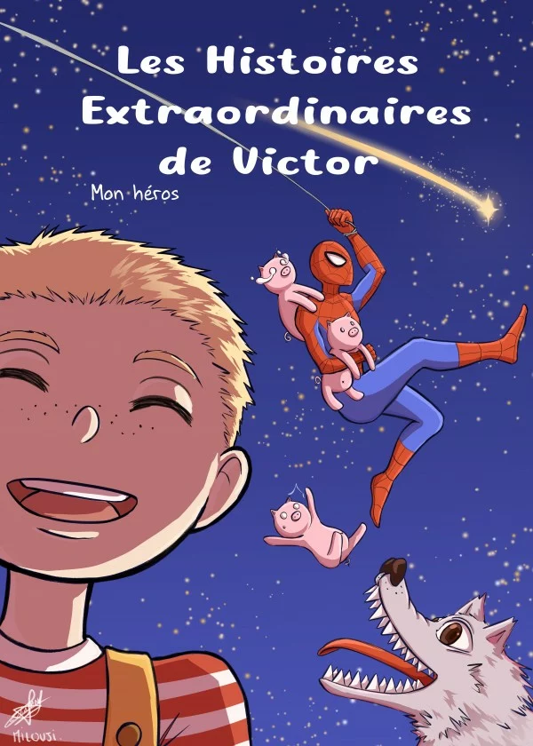 Affiche du spectacle Les histoires extraordinaires de Victor à la Comédie du Finistère