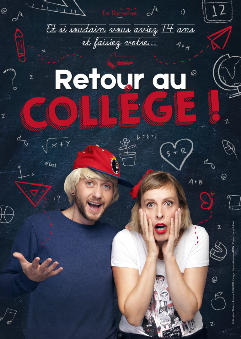 Affiche du spectacle Retour au collège ! à la Comédie du Finistère