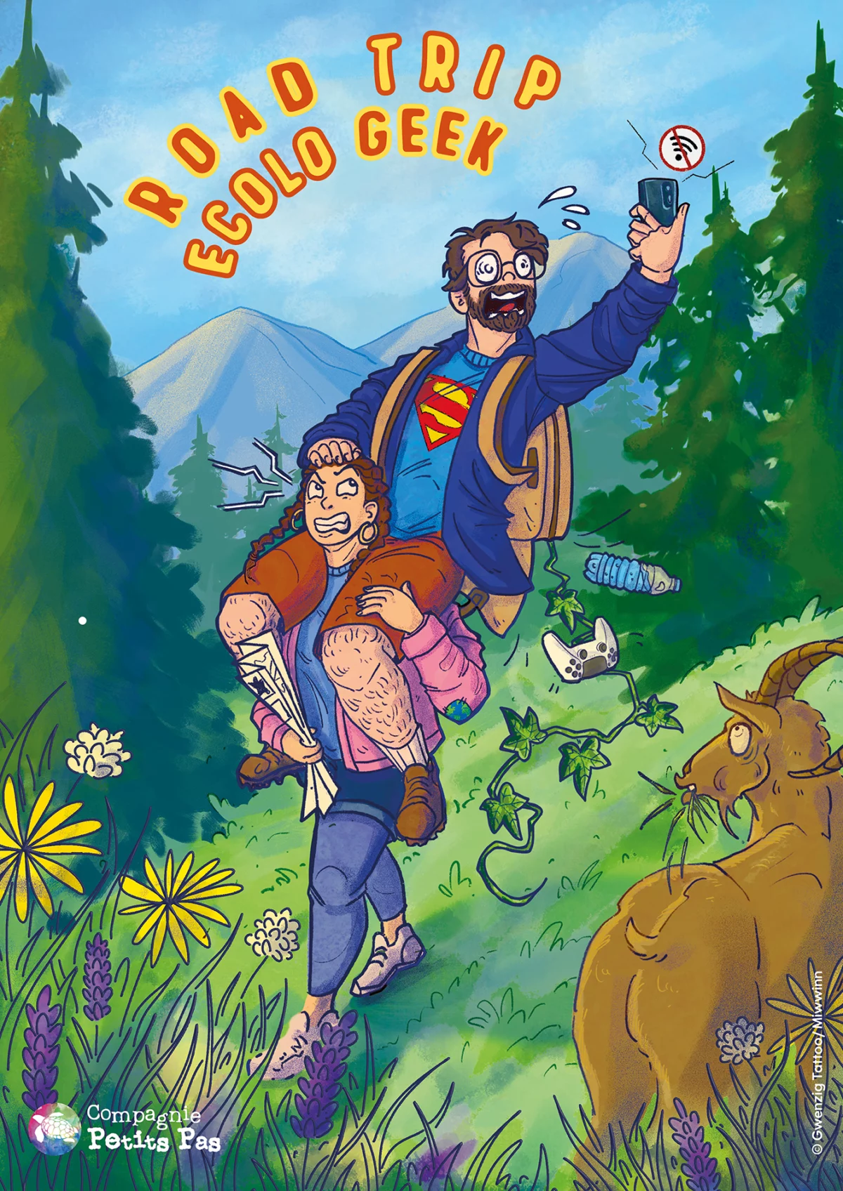 Affiche Road Trip Ecolo Geek