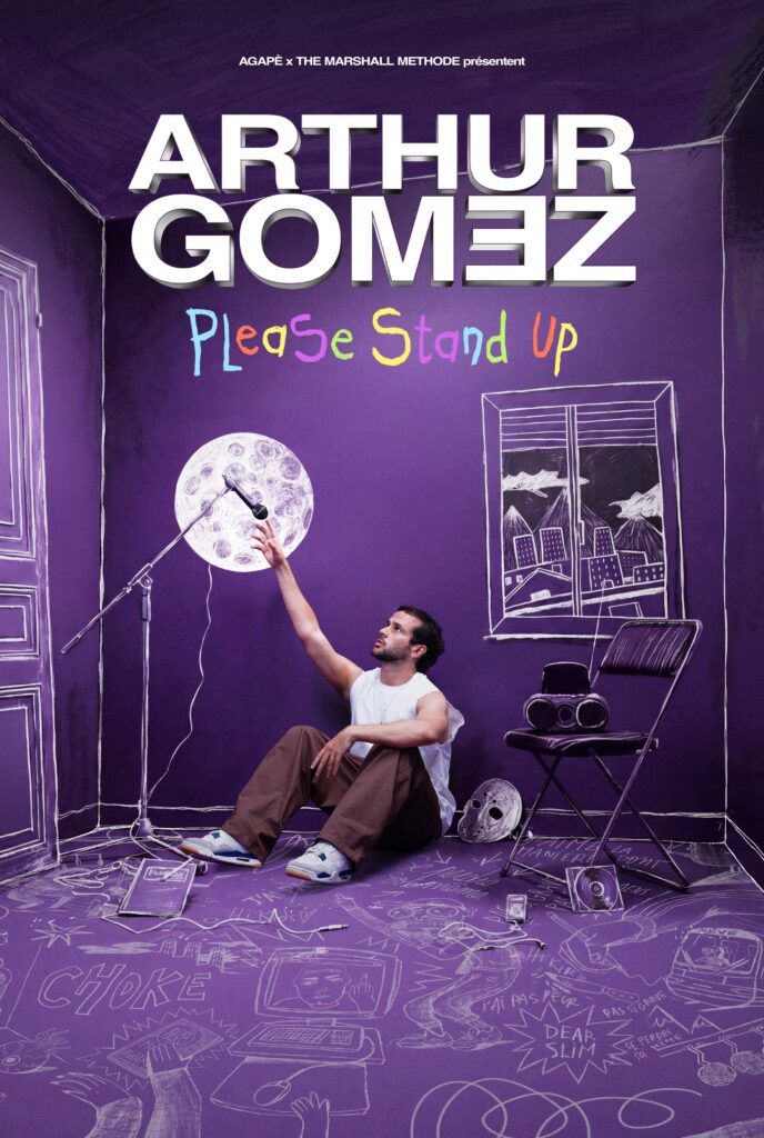 Affiche du spectacle Arthur Gomez : Please Stand Up à la Comédie du Finistère