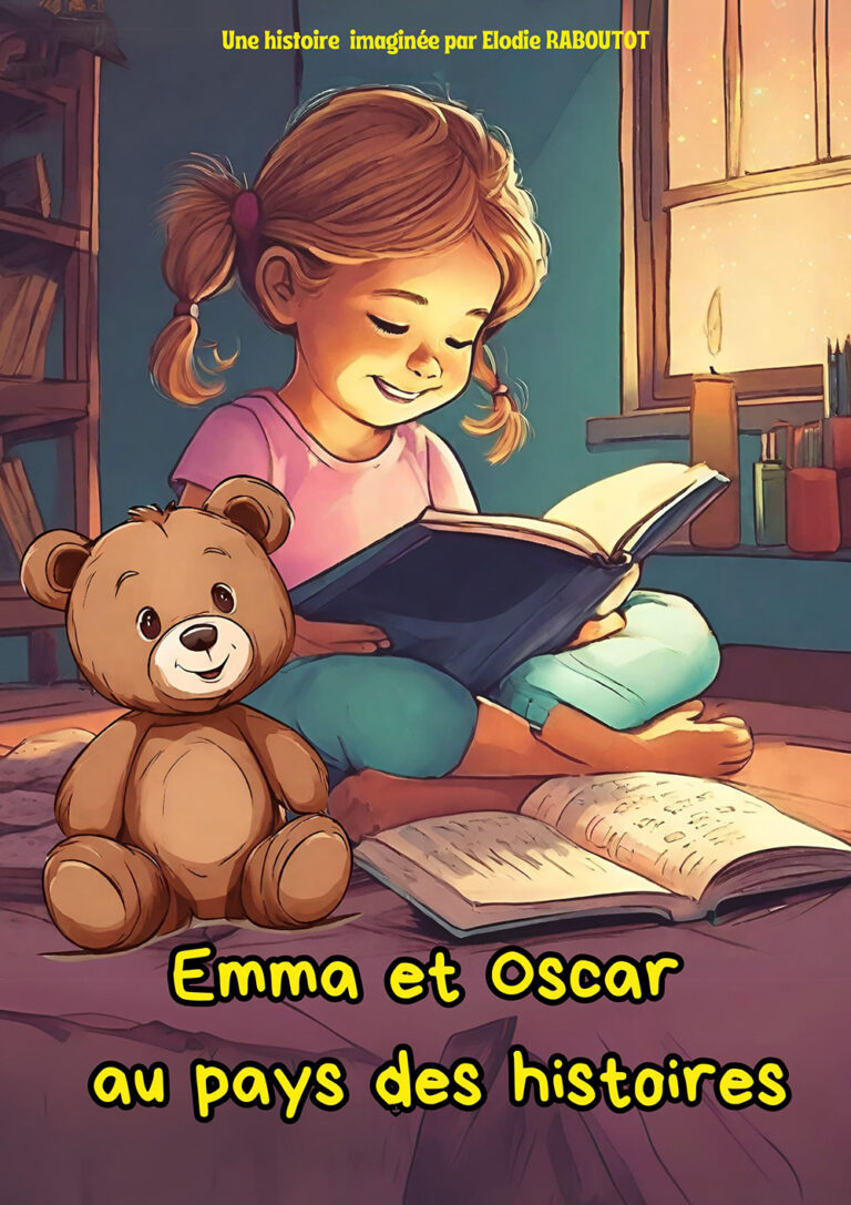 Affiche du spectacle Emma et Oscar au pays des histoires à la Comédie du Finistère