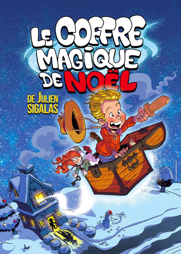 Affiche du spectacle Le coffre magique de Noël à la Comédie du Finistère