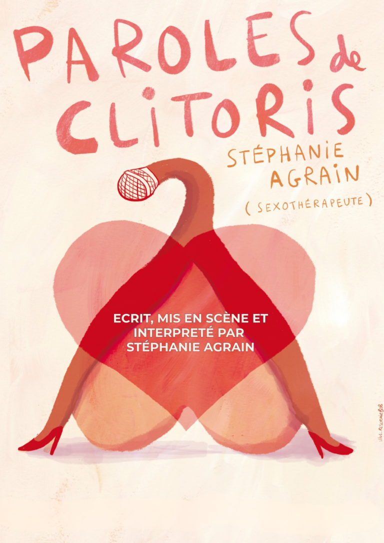 Affiche du spectacle Paroles de Clitoris à la Comédie du Finistère