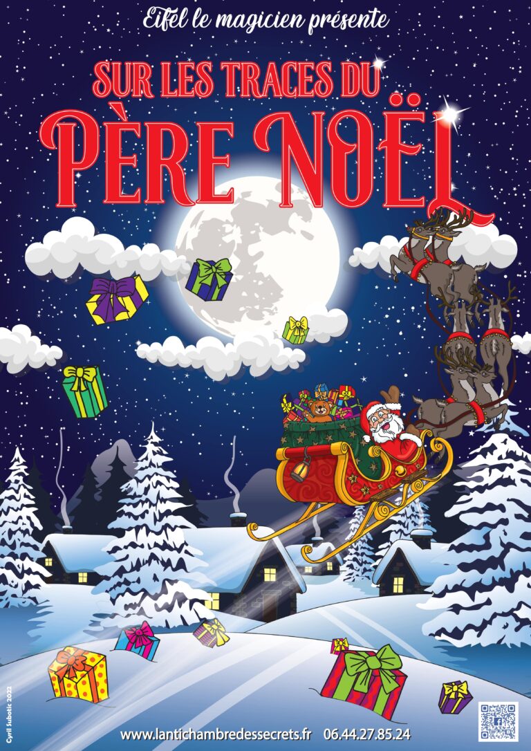 Affiche du spectacle Sur les Traces du Père Noël à la Comédie du Finistère