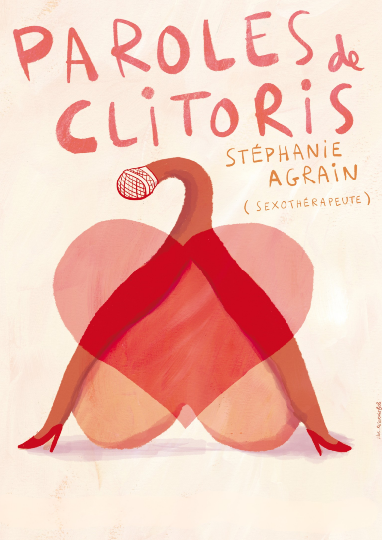 Affiche du spectacle Paroles de Clitoris à la Comédie du Finistère