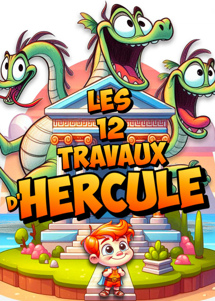 Affiche du spectacle Les 12 travaux d’Hercule à la Comédie du Finistère