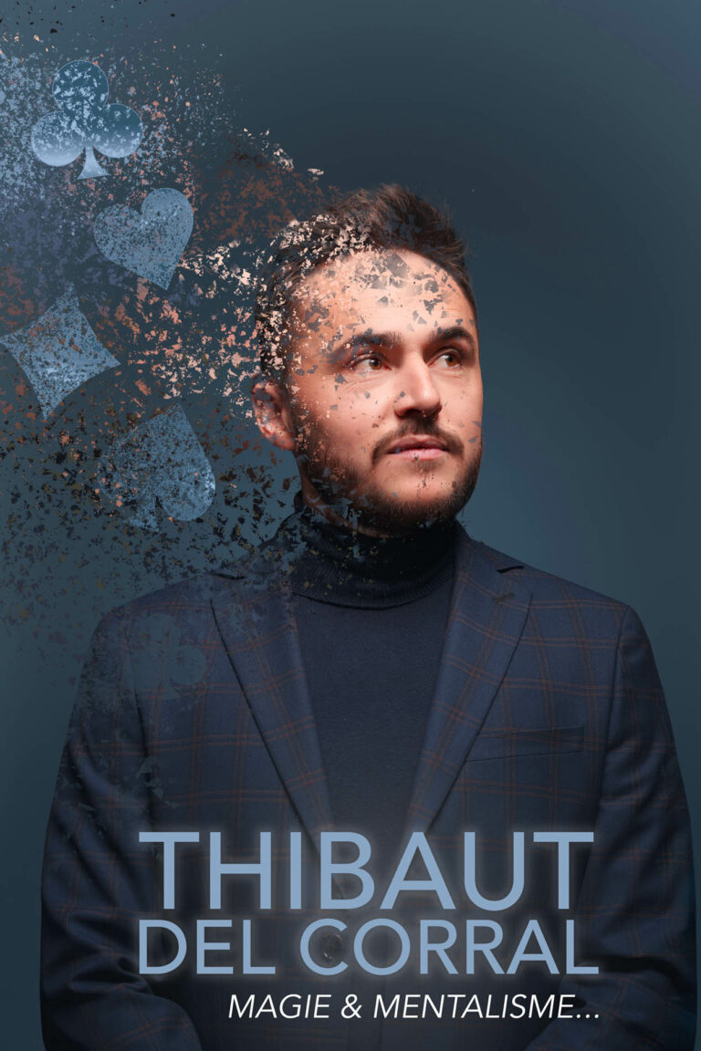 Affiche du spectacle Thibaut Del Corral : Mentaliste à la Comédie du Finistère
