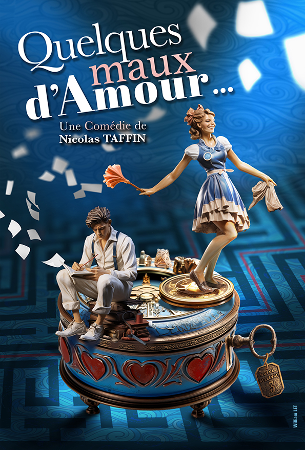 Affiche du spectacle Quelques maux d&rsquo;amour… à la Comédie du Finistère